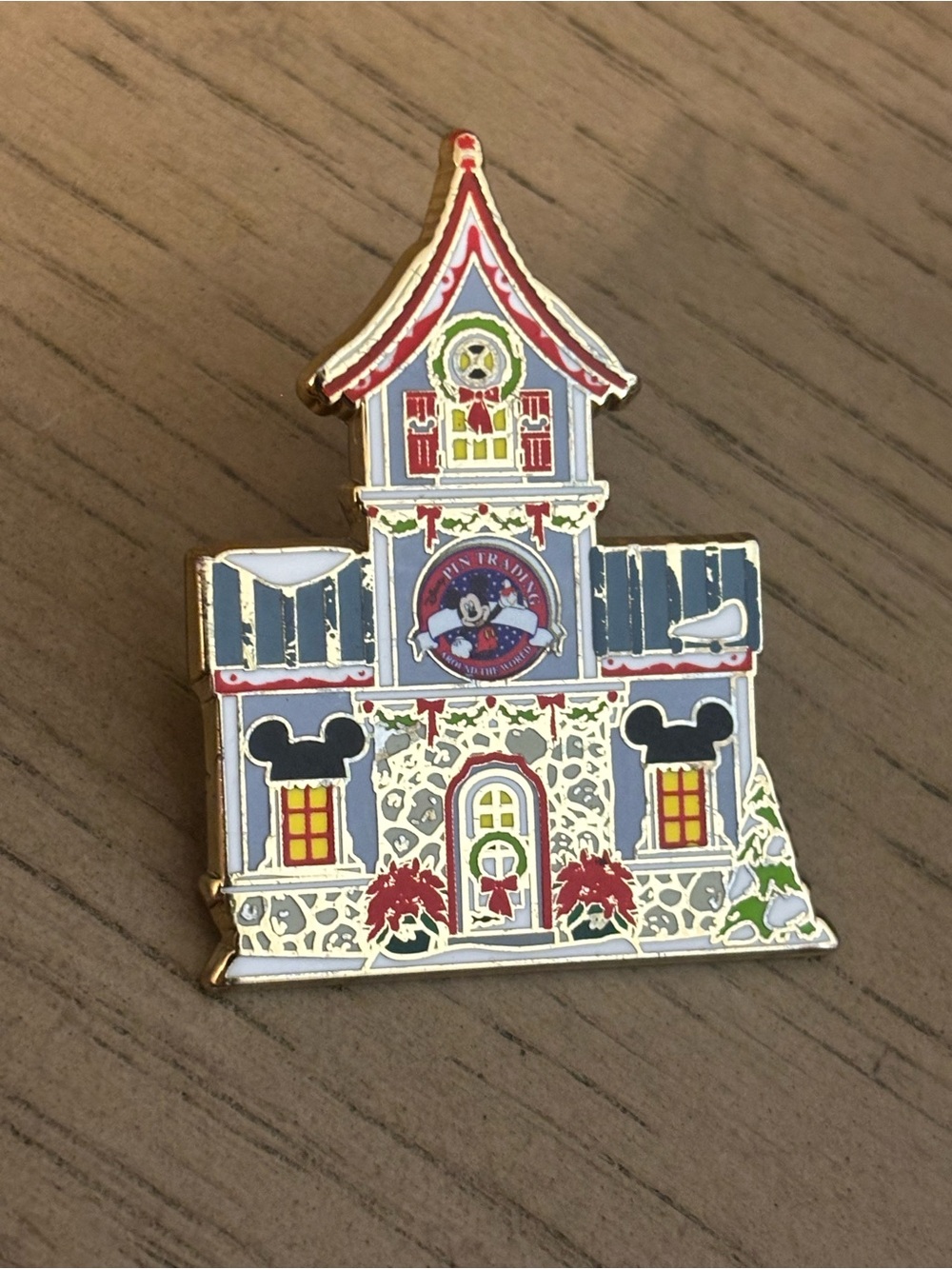 Disney Trading Pin Department 56 North Pole Series Village Mickey Disneyland